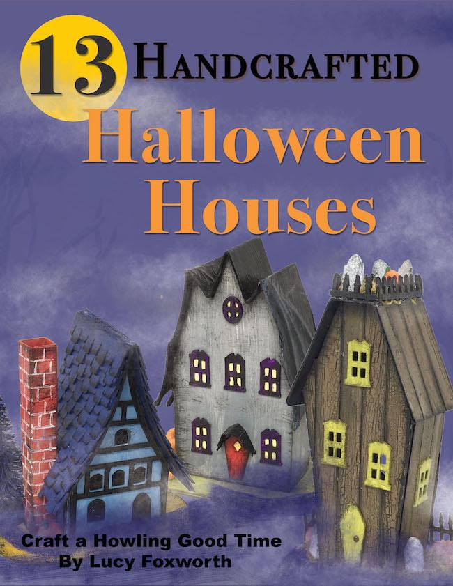 13 Handcrafted Halloween Houses book cover