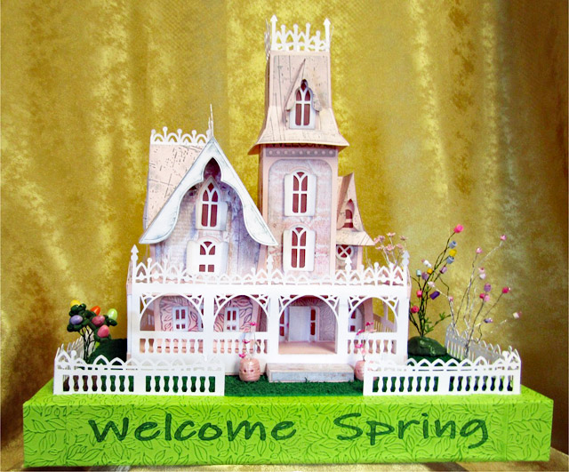 Beautiful miniature Victorian house