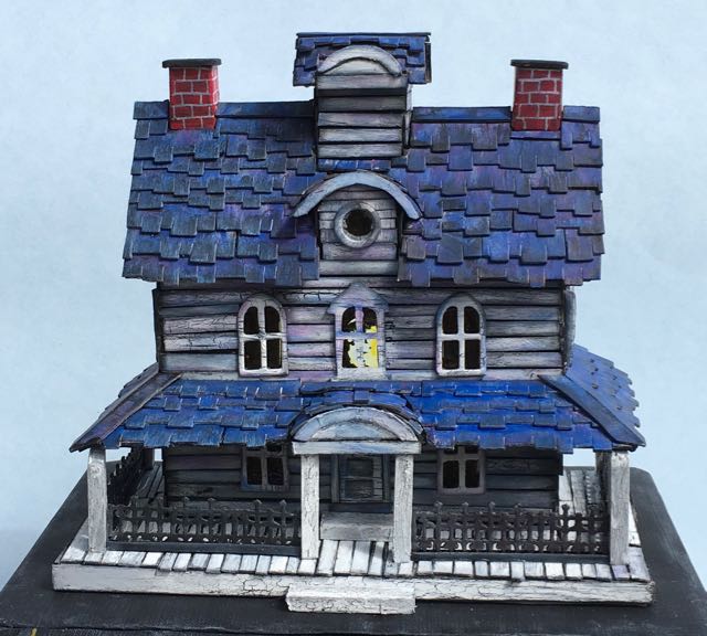 Gus the Ghost's house - cardboard house version