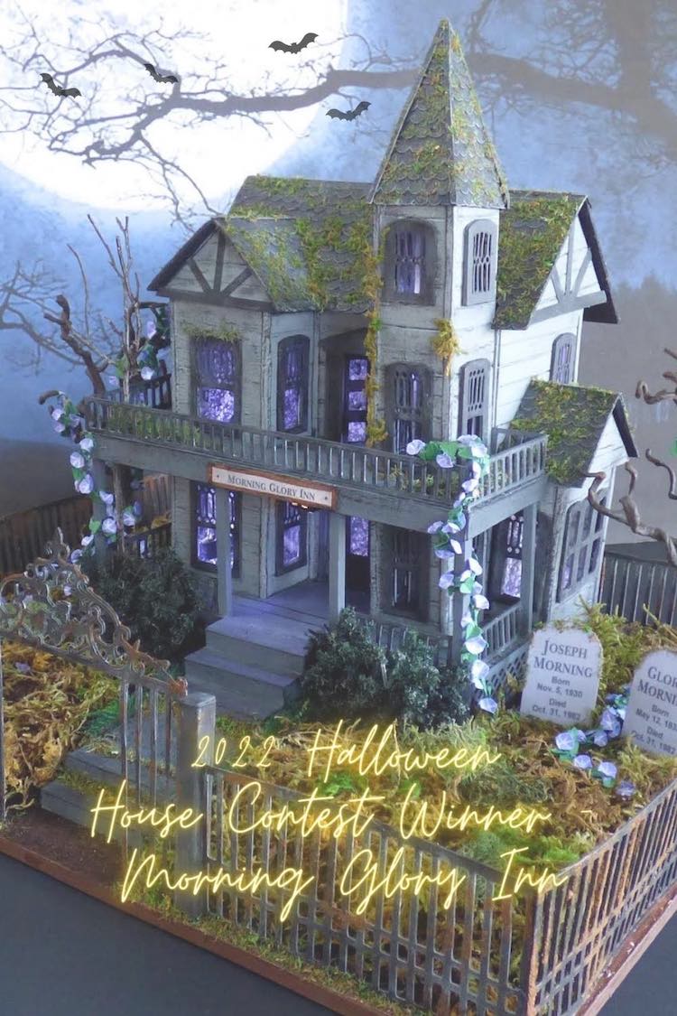 2023 MINIATURE HALLOWEEN HOUSE CONTEST Paper Glitter Glue