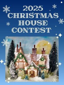Intricate mini Christmas house 2025 Christmas contest