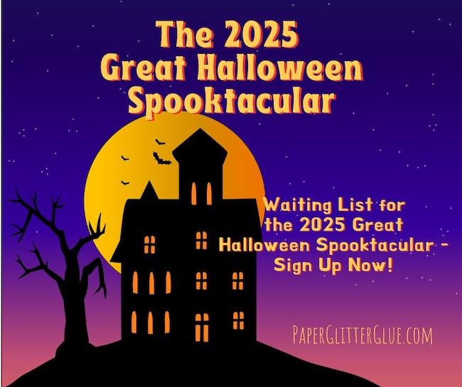 spooky house on hill with moon behind