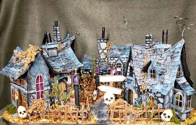 Miniature house village