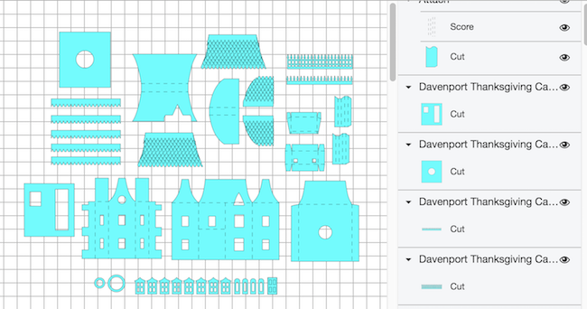 Make a Paper House with Your Cricut - Paper Glitter Glue