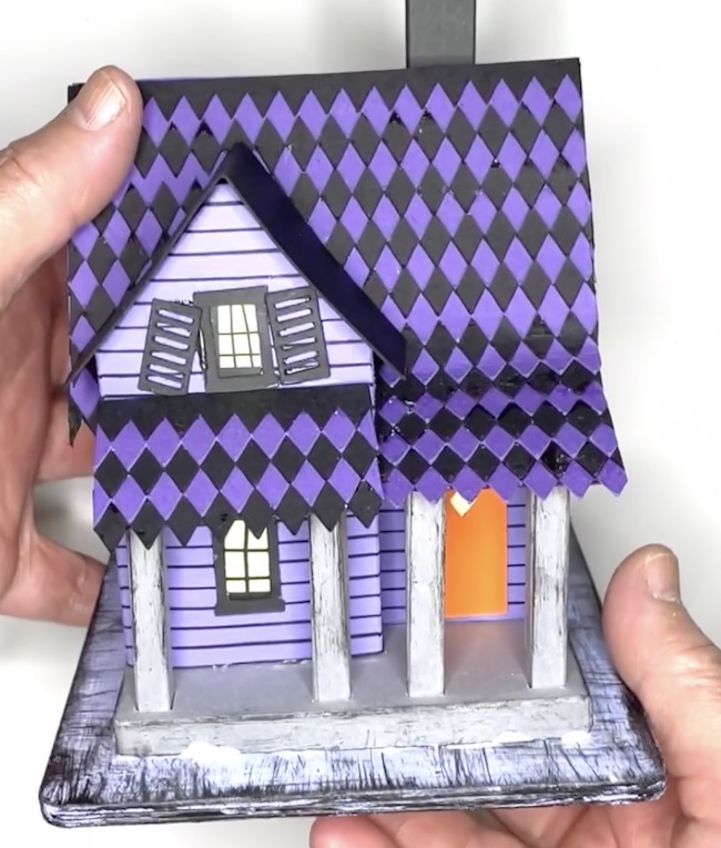 Base included on Haunted house