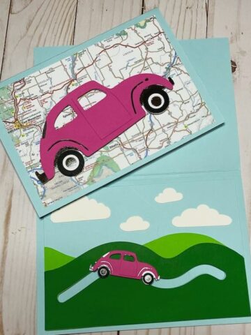 Small car slider card