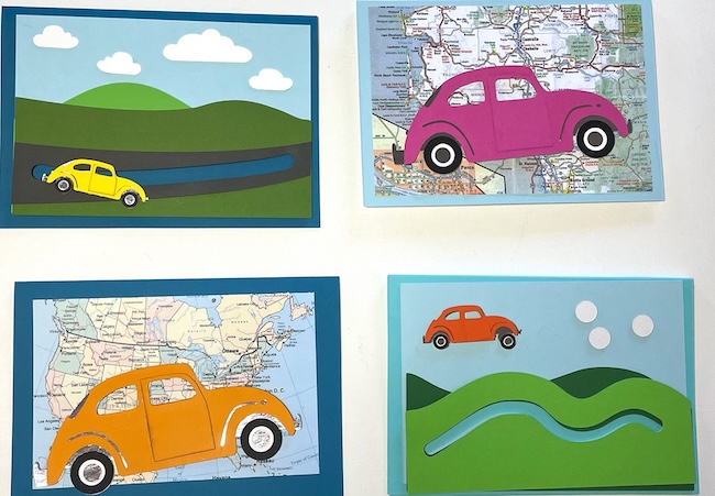 Beetle slider card 4 views