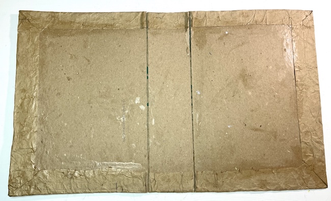 Book diorama cover before paint