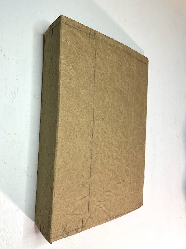 Book diorama shadowbox closed