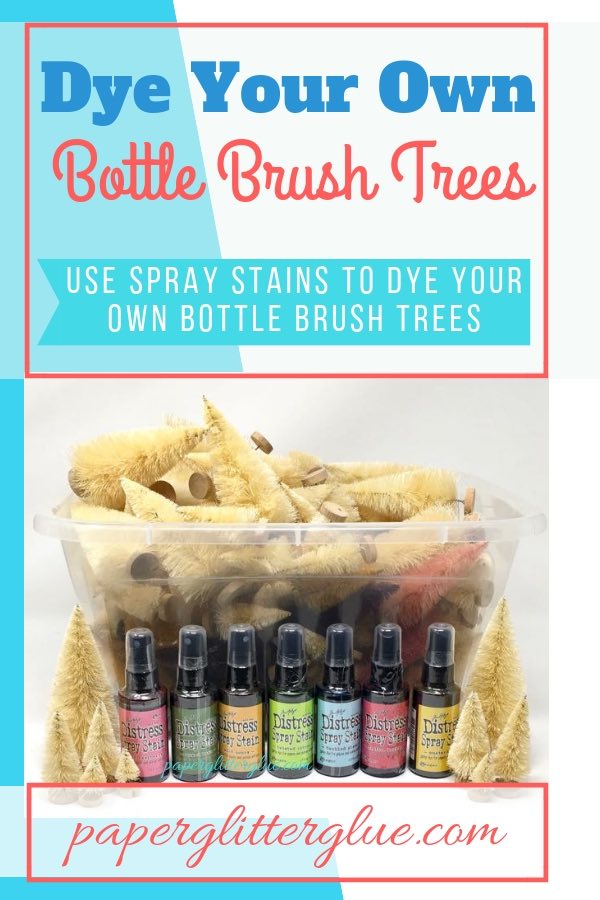 Bottle Brush trees for Craft party - Dye your Own