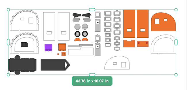 Camper file Upload size 43.78 x 16.97 in Cricut Design Space