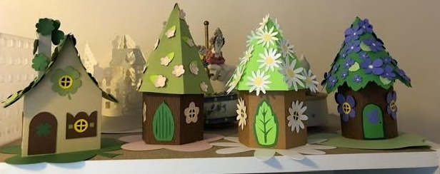 4 Fairy houses in a row