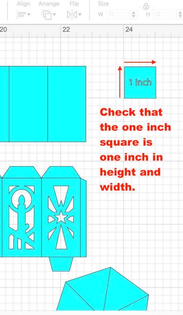 Check accuracy of one inch square