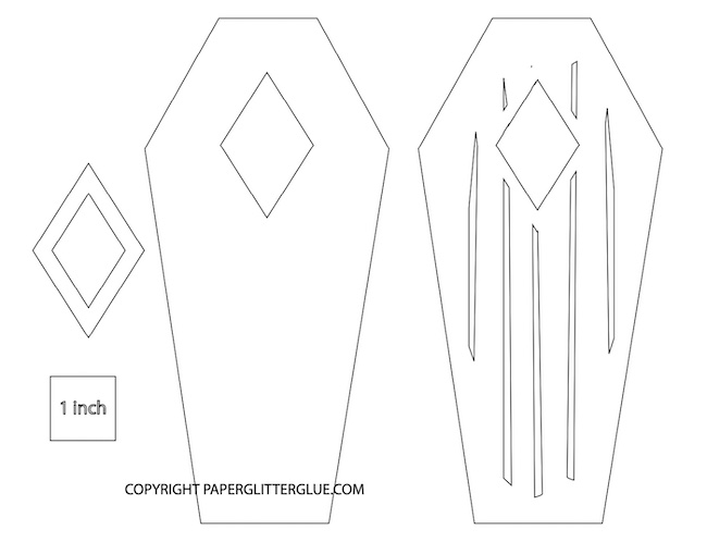 Coffin Door pattern template