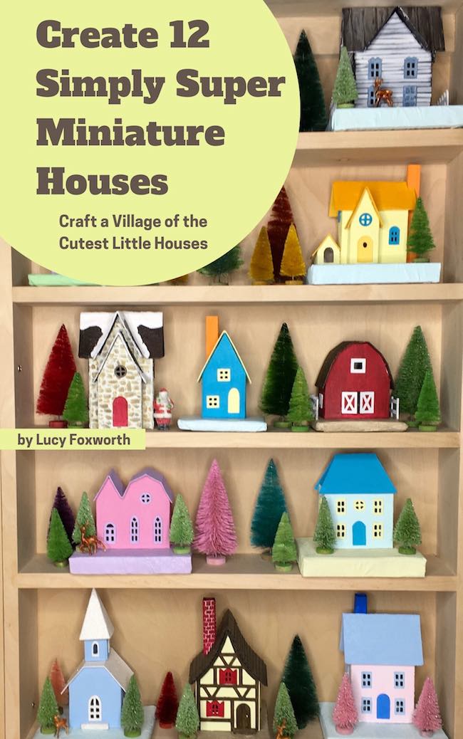 Miniature houses for store crafts