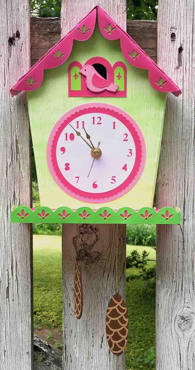 DIY Cuckoo clock on old fence