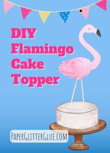 DIY Flamingo Cake Topper