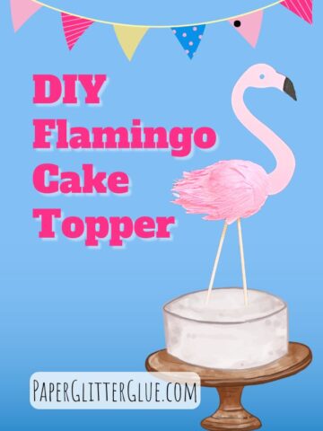 DIY Flamingo Cake Topper