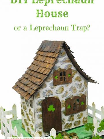 DIY tiny leprechaun house or leprechaun trap