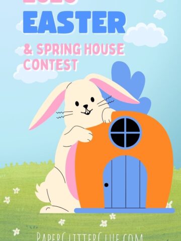 Easter Spring House contest carrot house