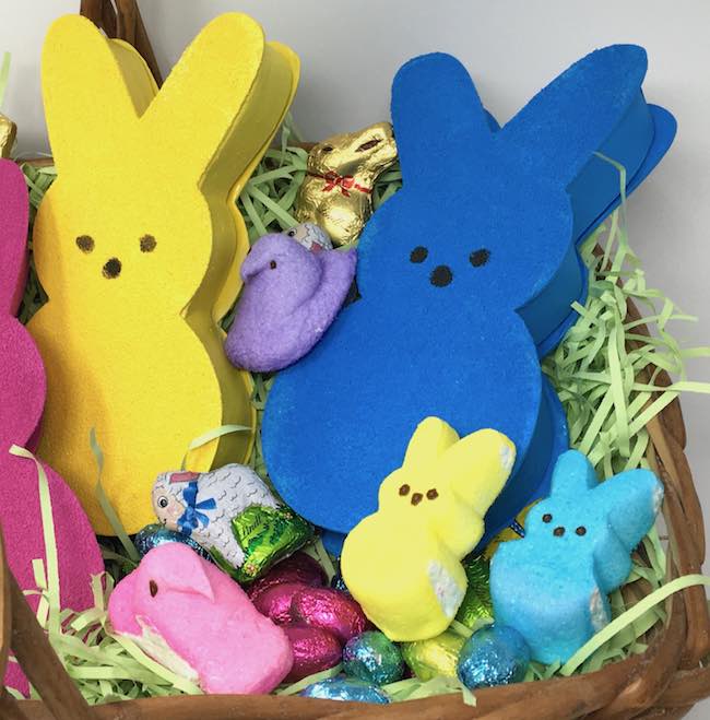 Easter basket bunny peeps boxes