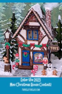 Cardboard Toy Shoppe Christmas House