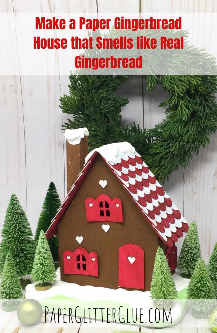 Gingerbread Cardboard Cottage