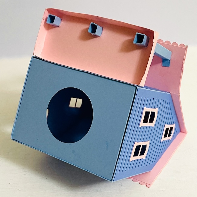 Glue bottom support in place