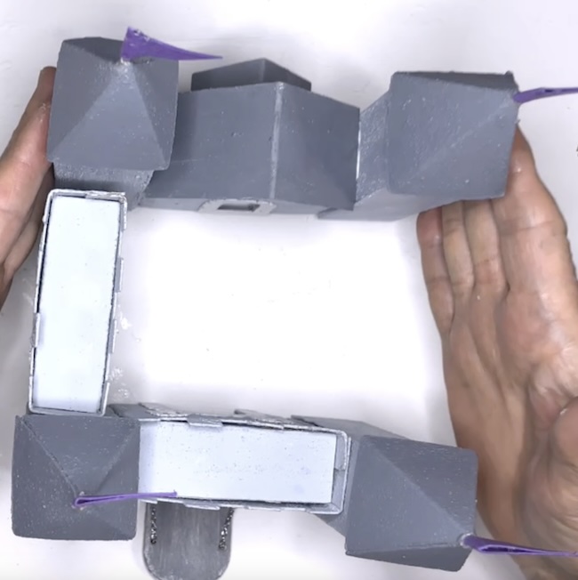 Glue castle piece together