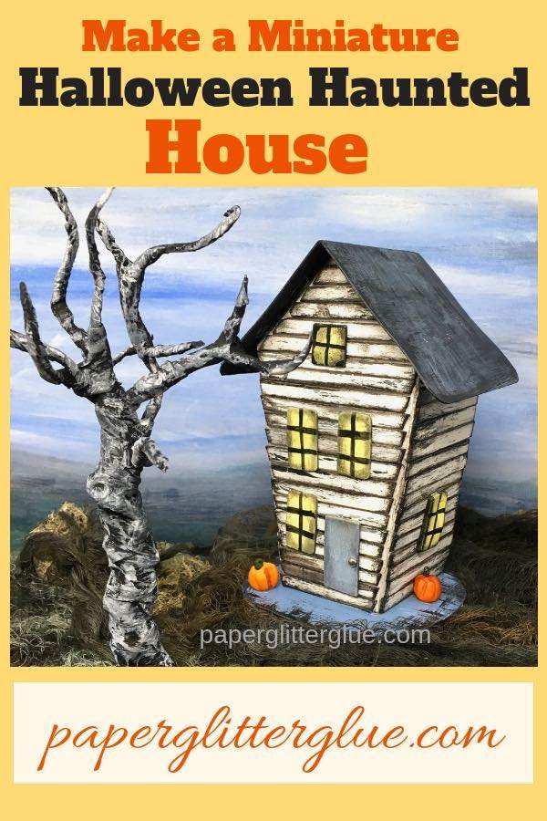 Make DIY Halloween House No. 6 free tutorial pattern