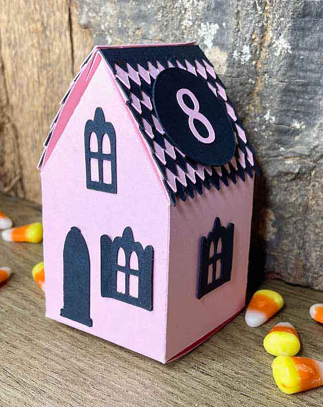 Halloween paper house candy box no.8