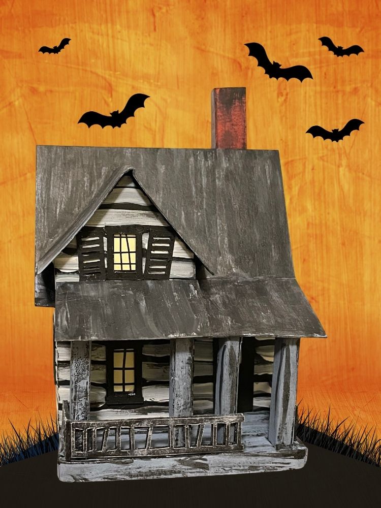 Haunted House with painted siding