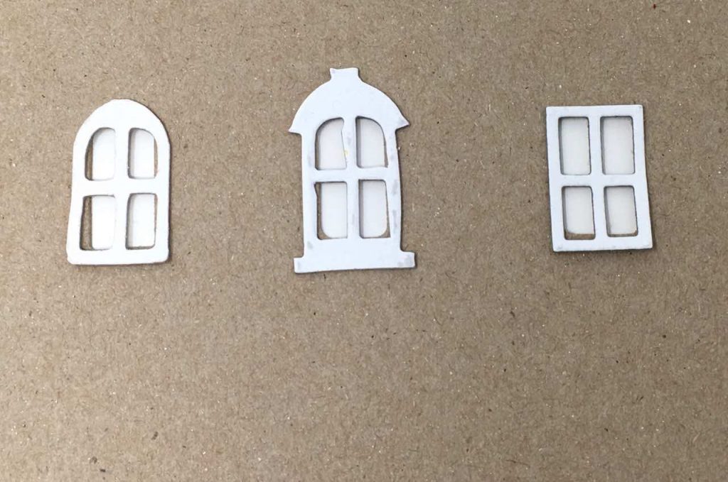 How to Make a Putz House - Windows Tutorial - Paper Glitter Glue