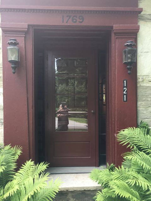 Doorway on the Robert Frost Stone House 