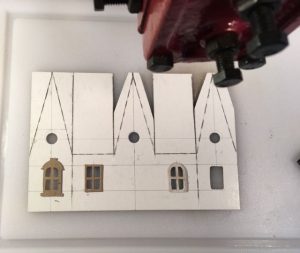 How to Make a Putz House - Windows Tutorial - Paper Glitter Glue
