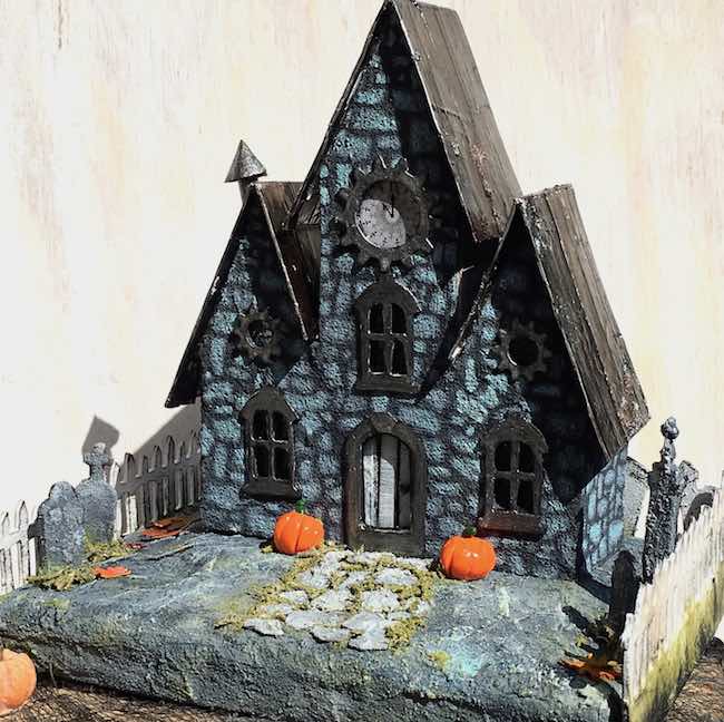 Jeremiah's Stone Halloween Paper House