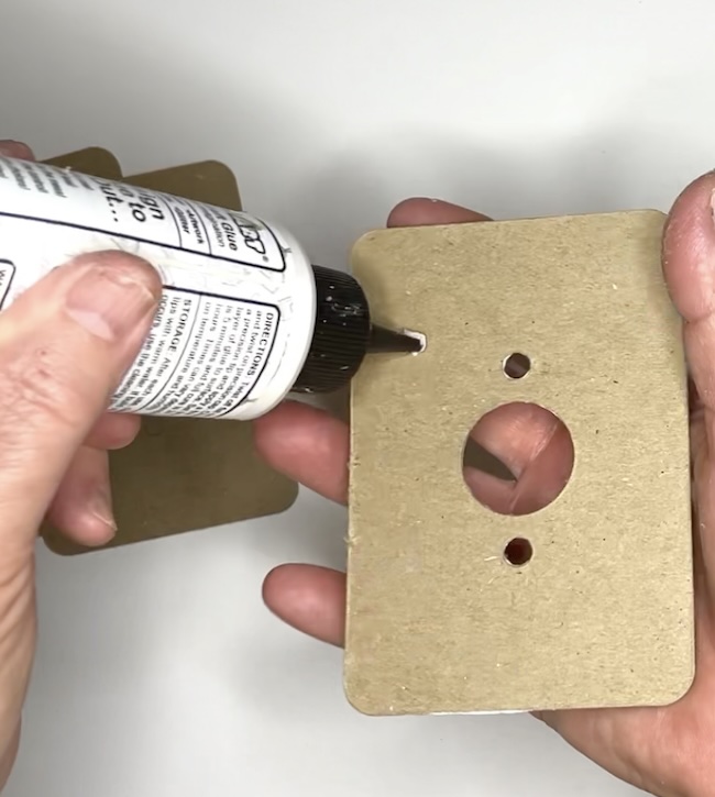 Make a cardboard base