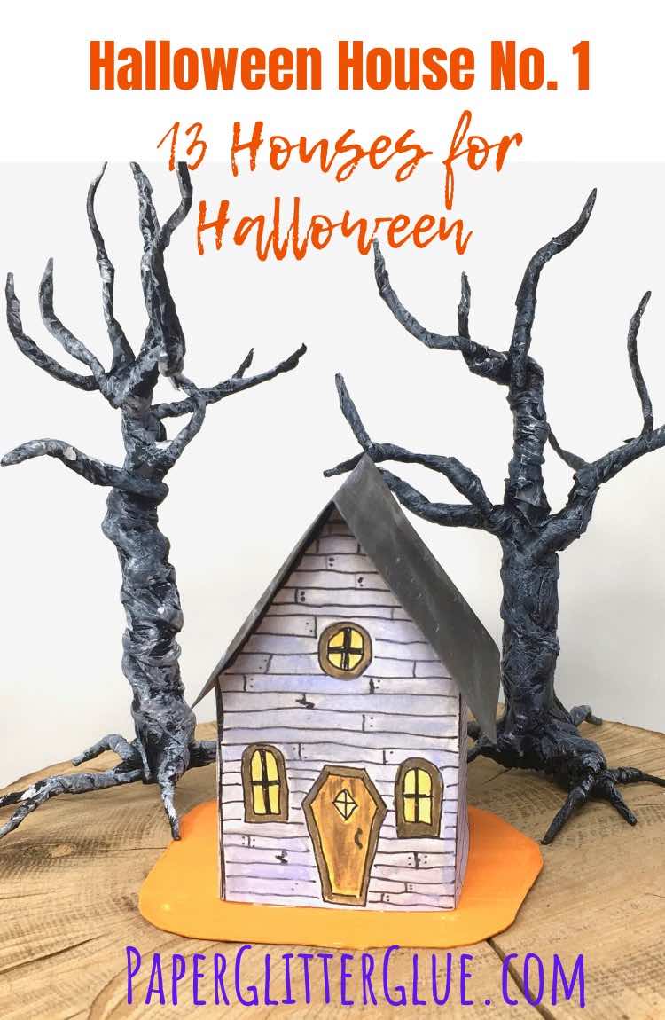 Make mini Halloween House no 1