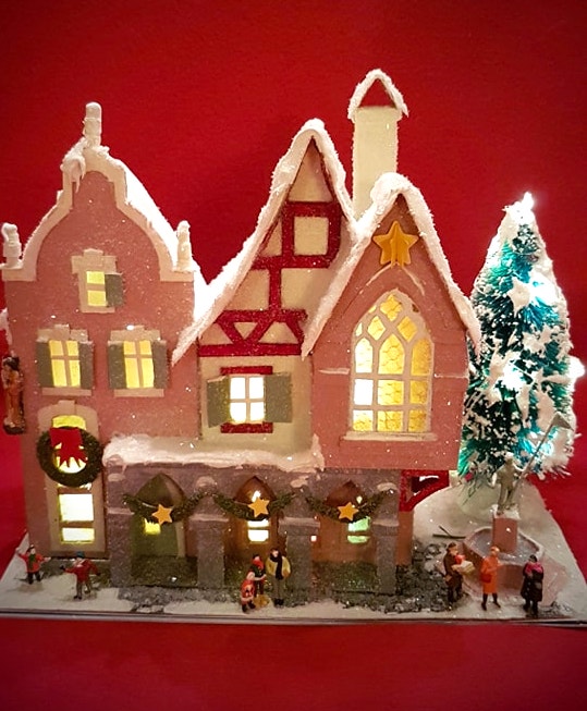 Manfred's Old World Christmas House front view