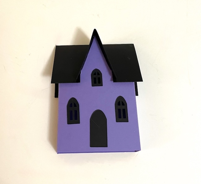 Purple Halloween house