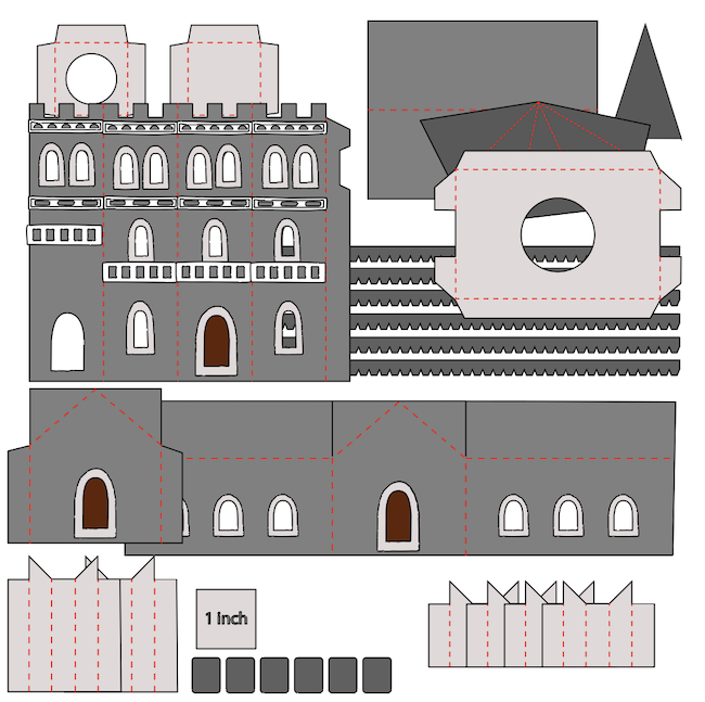 Pieces in Norman Church SVG file