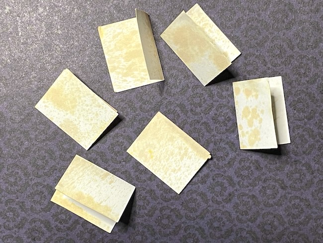 Pages stained with Tim Holtz antigue linen