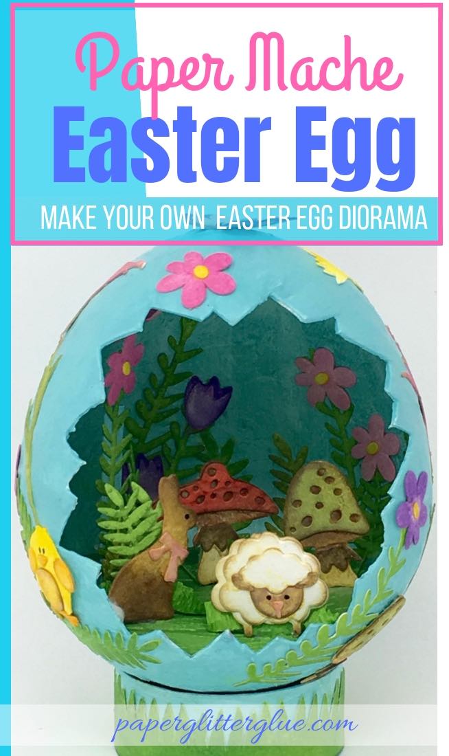 How to make a paper mache Easter Egg DIY tutorial 