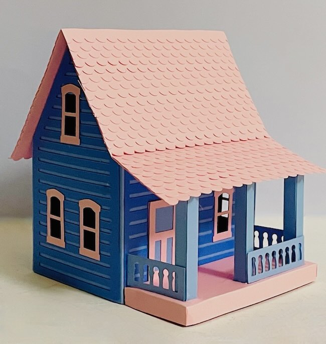 Pink roof Spring cabin