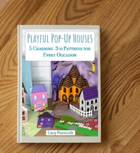 Playful Pop-Up Houses book cover on table