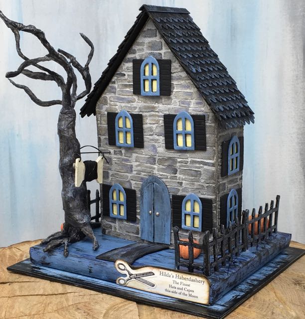 Miniature Halloween Haberdashery shop