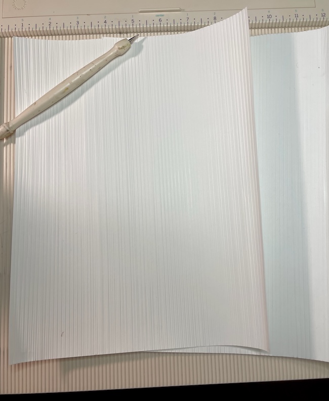 Scored paper book edges
