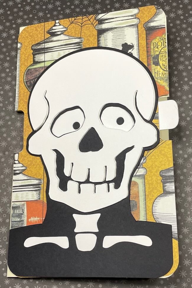 Skeleton pull tab card