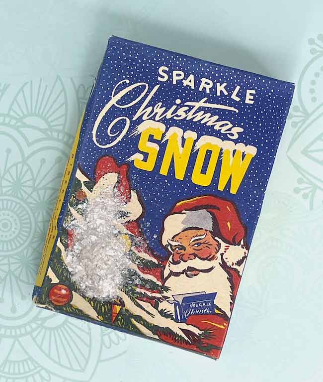 Sparkle Christmas Mica Snow which is perfect for making paper houses