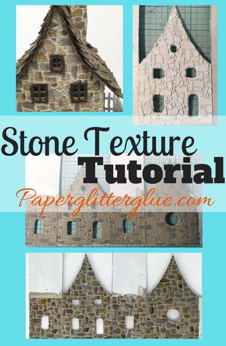 Stone Texture tutorial papercrafts